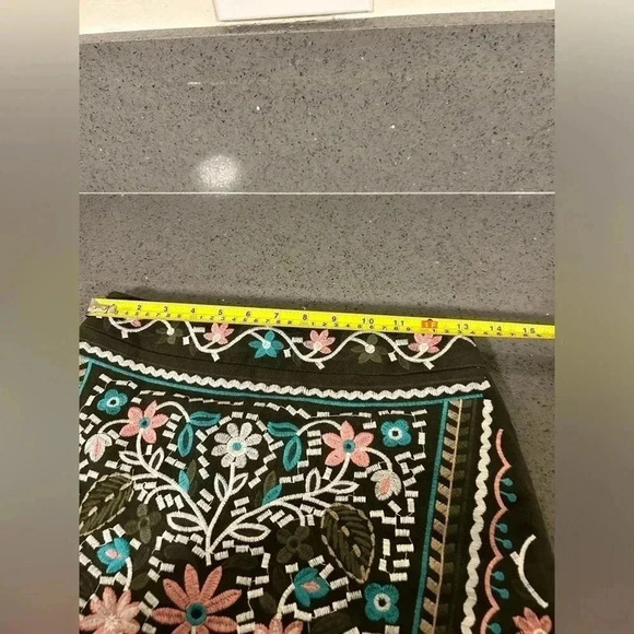 Mi AMI Paris Women's Mini Skirt - Khaki/Multi - XS - Picture 5 of 9